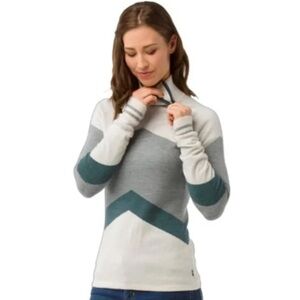 Smartwool Women's Gray and Green Sweater